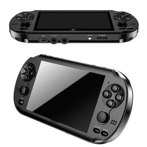32/64/128 Bit 5 "7" LCD X9 plus Doble balancín 16G Consola de juegos retro portátil Tarjeta de video MP5 TF para juegos GBA / NES 10000